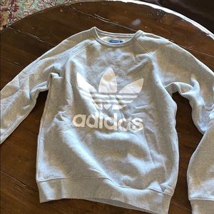 Adidas grey sweatshirt